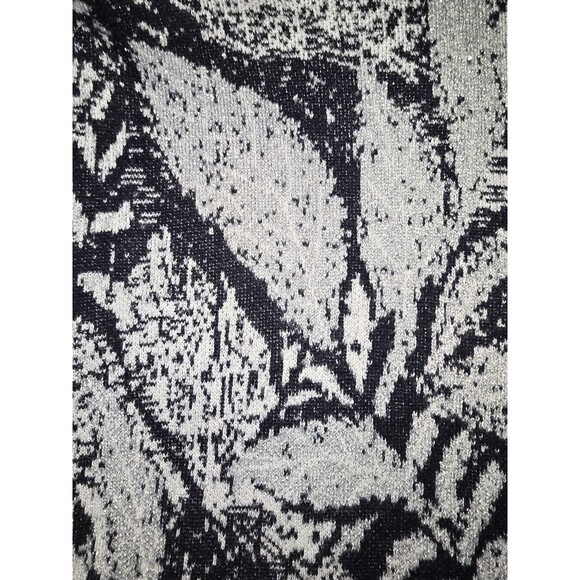 Leo & Ugo Sweater Knit Paris Tiger sparkle Soft V-neck Fairy women S 4 $321 - Picture 8 of 16